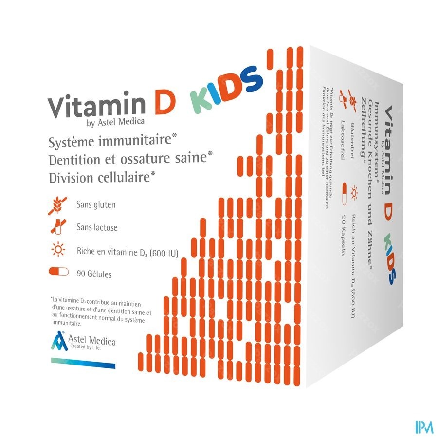 Astel Vitamin D Kids Caps 90