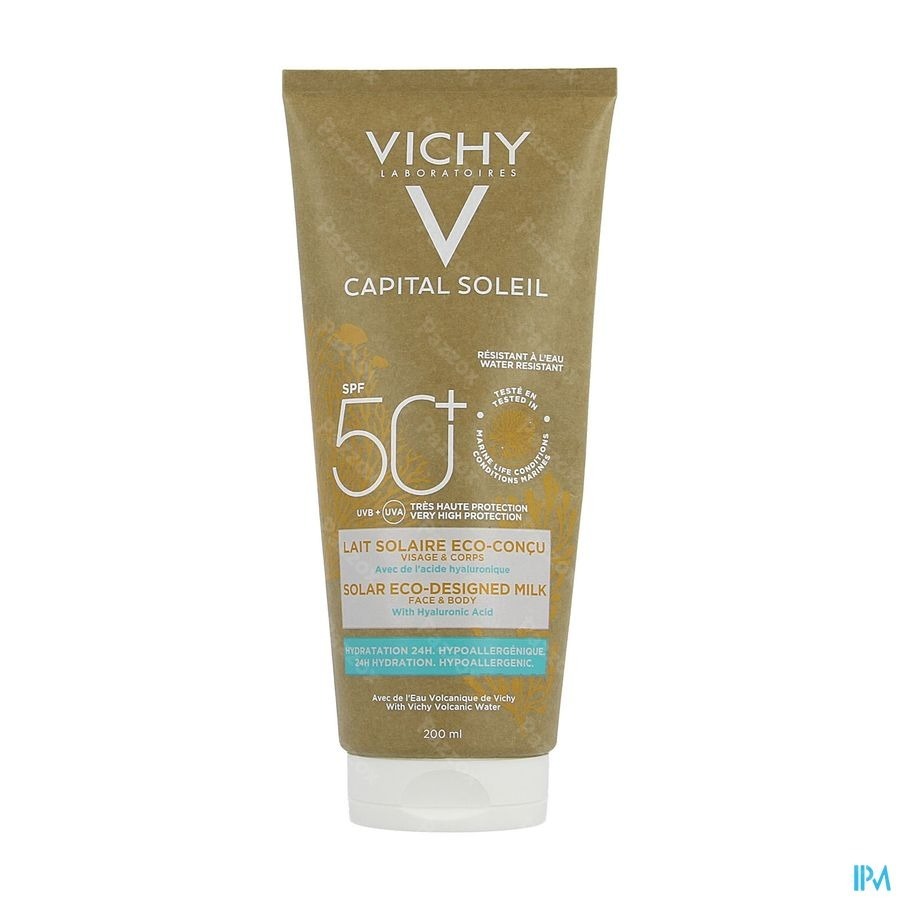 Vichy Capital Soleil Lait Solaire Le Visage Et Le Corps SPF50+ Eco 200ml