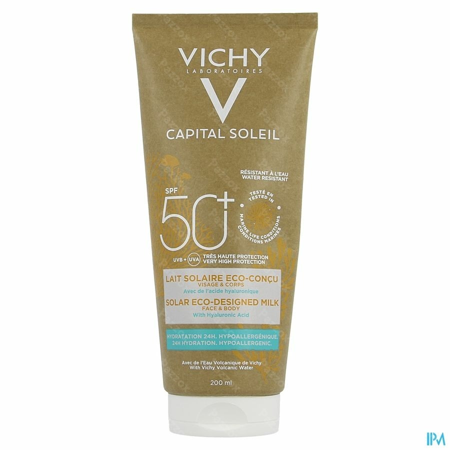 Vichy Capital Soleil Lait Solaire Le Visage Et Le Corps SPF50+ Eco 200ml