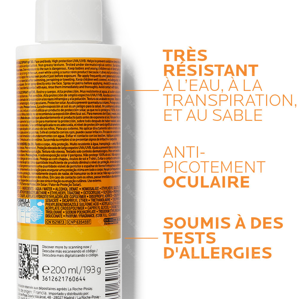La Roche Posay Anthelios Invisible Spray Ip30 Parfum 200ml