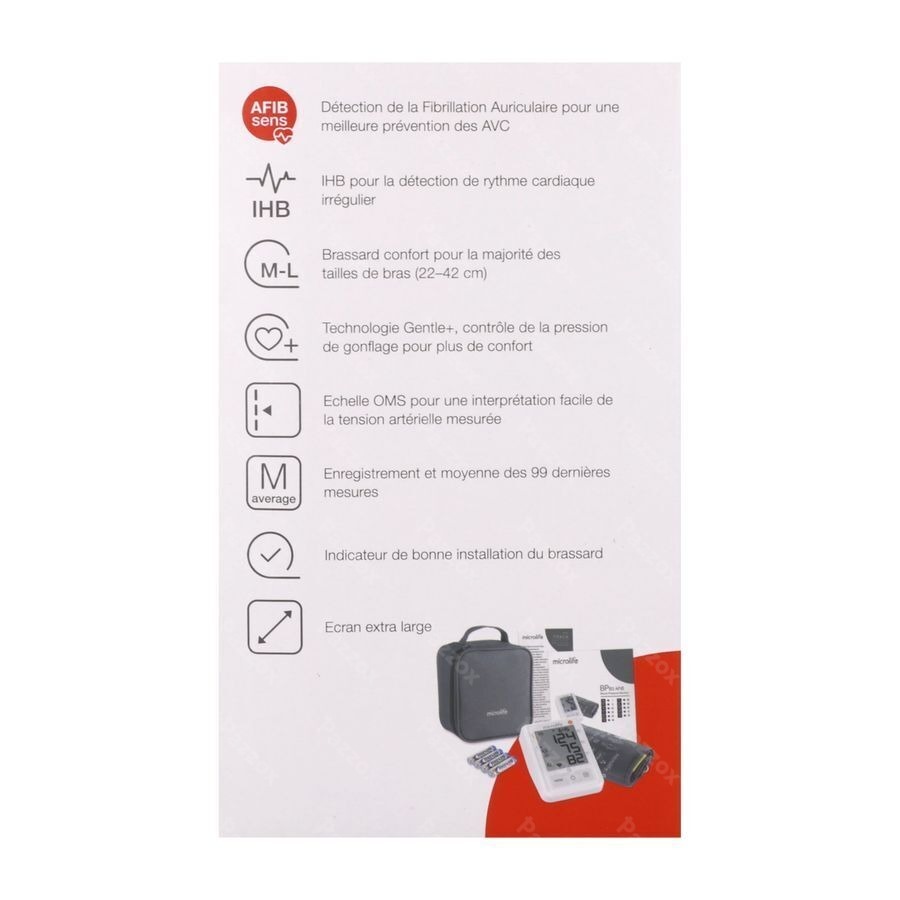 Microlife Bpb3 Afib Tensiometre Bras Otc Sol