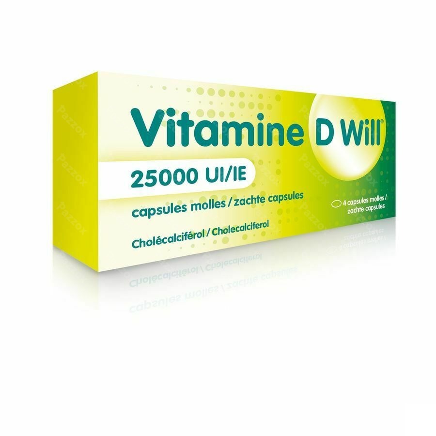 Vitamine D Will 25000ui Caps Molle 4