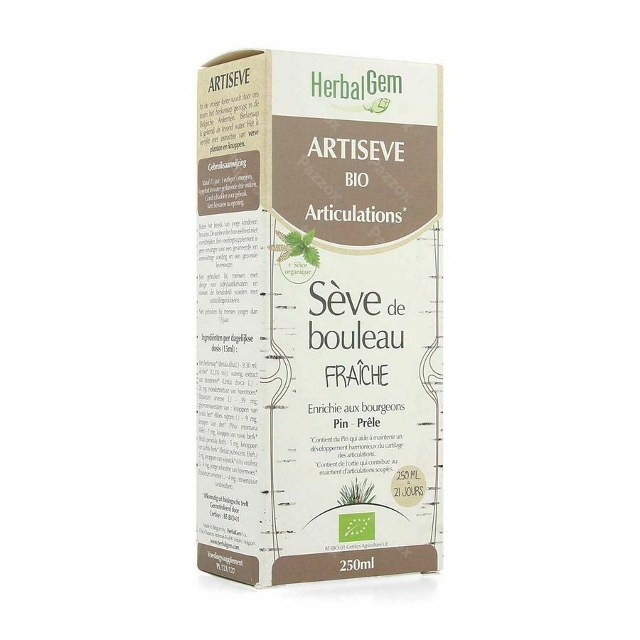 Herbalgem Artiseve Bio Fl 250ml