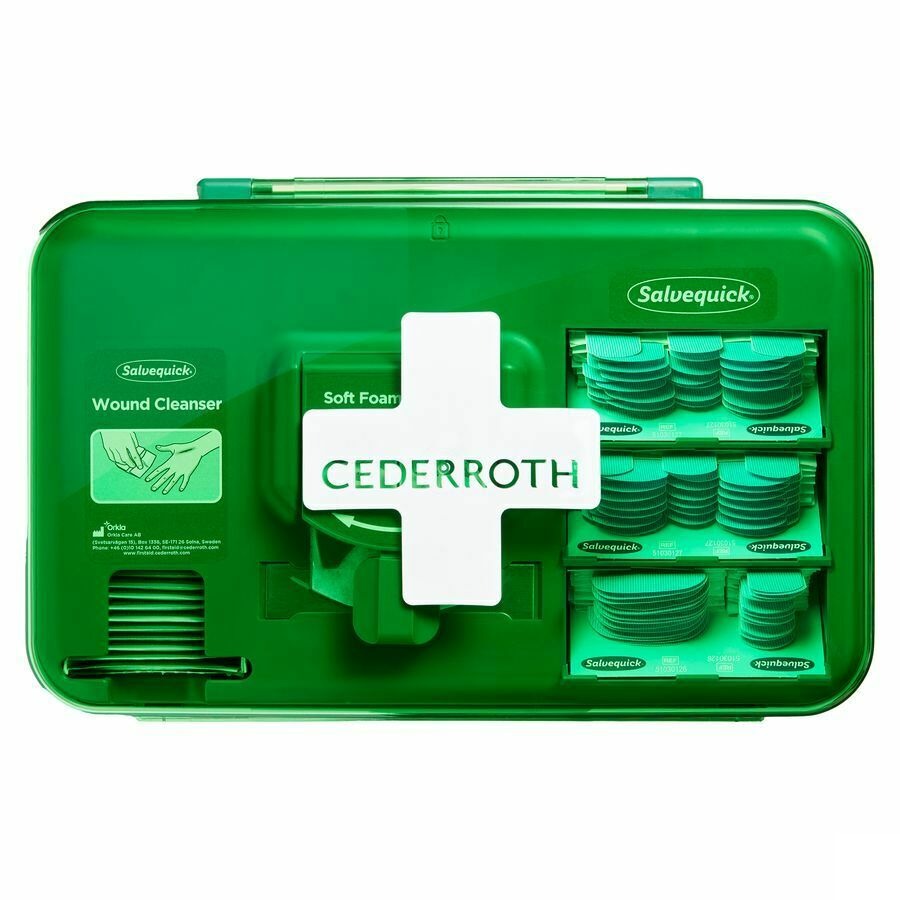 Salvequick Dispenser Soin Plaie Bleu