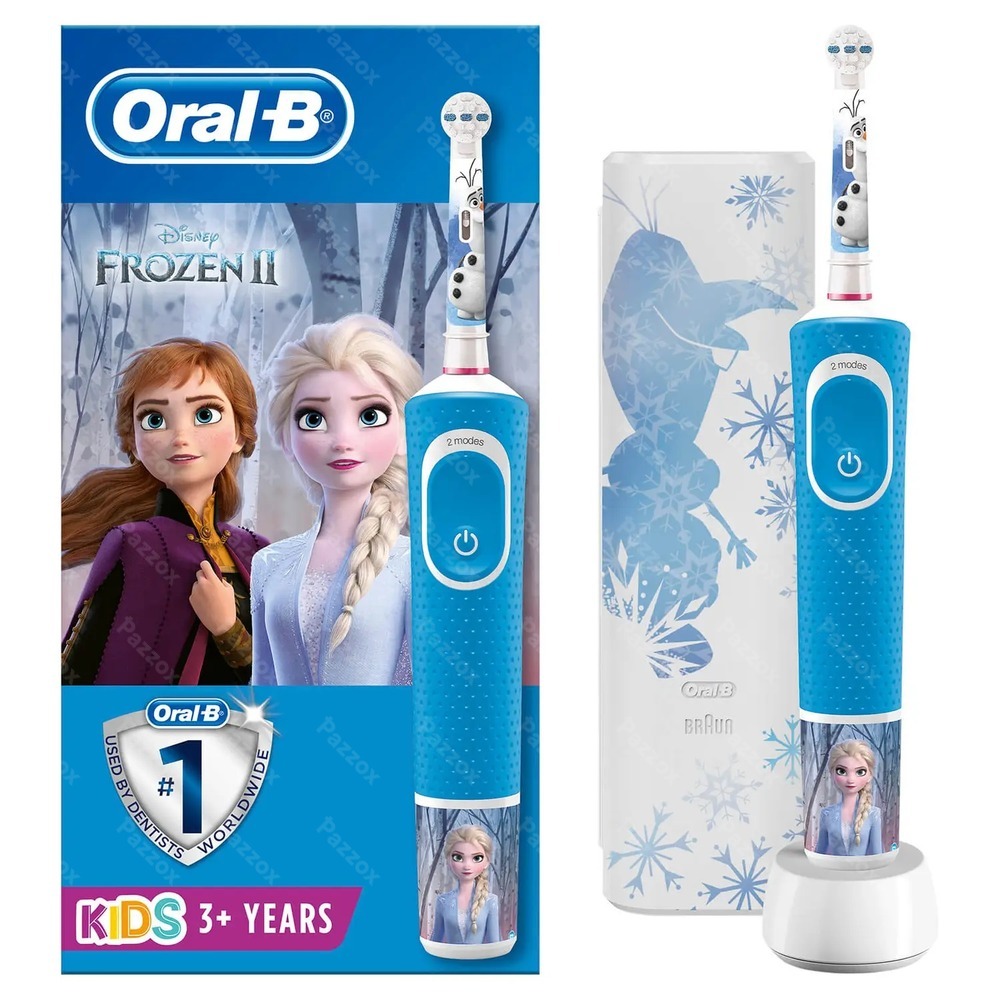 Oral-B Kids Brosse à Dents Électrique Frozen avec Etui de Voyage
