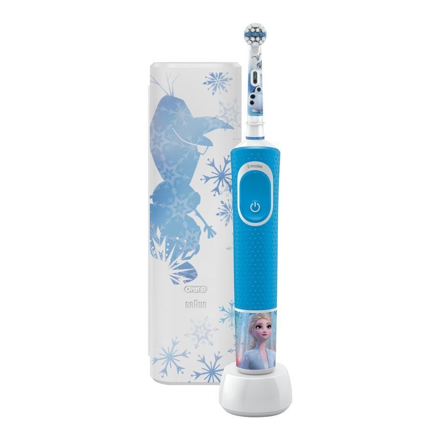 Oral-B Kids Brosse à Dents Électrique Frozen avec Etui de Voyage