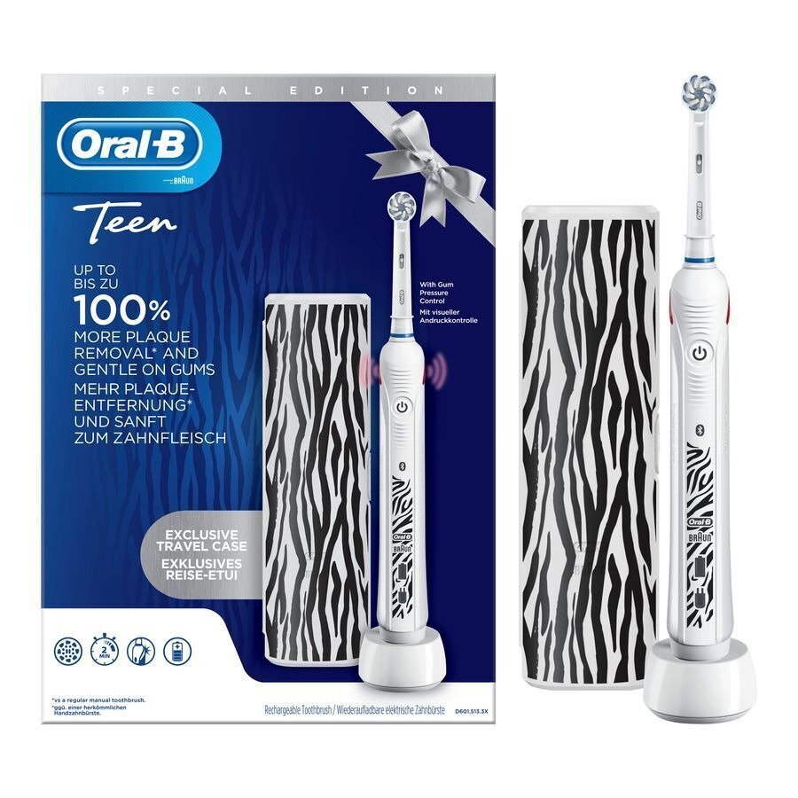 Oral-B D601 Teens White + Travelcase Gratuit