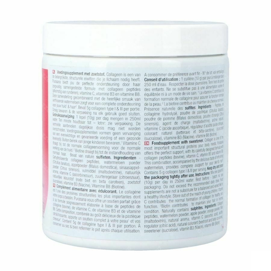 Purasana Beauty Collagen Watermelon Pot Pdr 250g