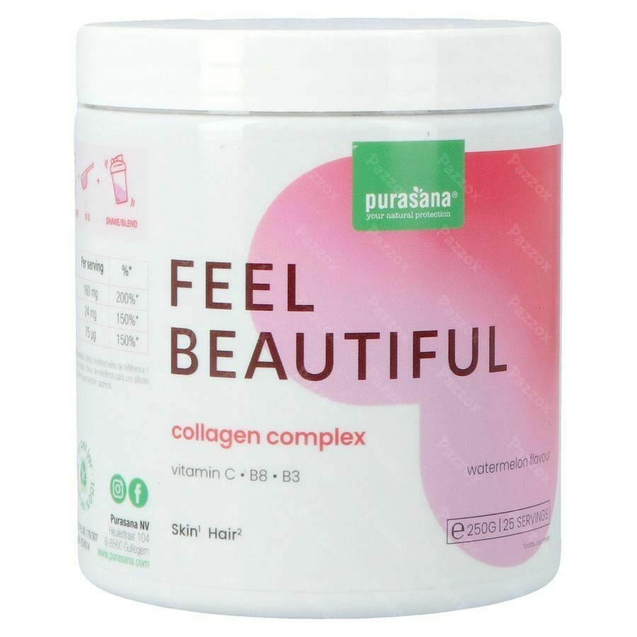 Purasana Beauty Collagen Watermelon Pot Pdr 250g