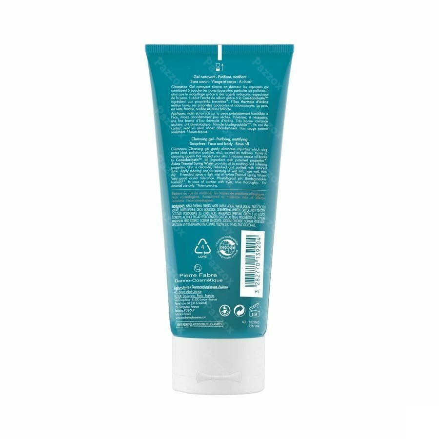 Avène Cleanance Gel Nettoyant 200ml