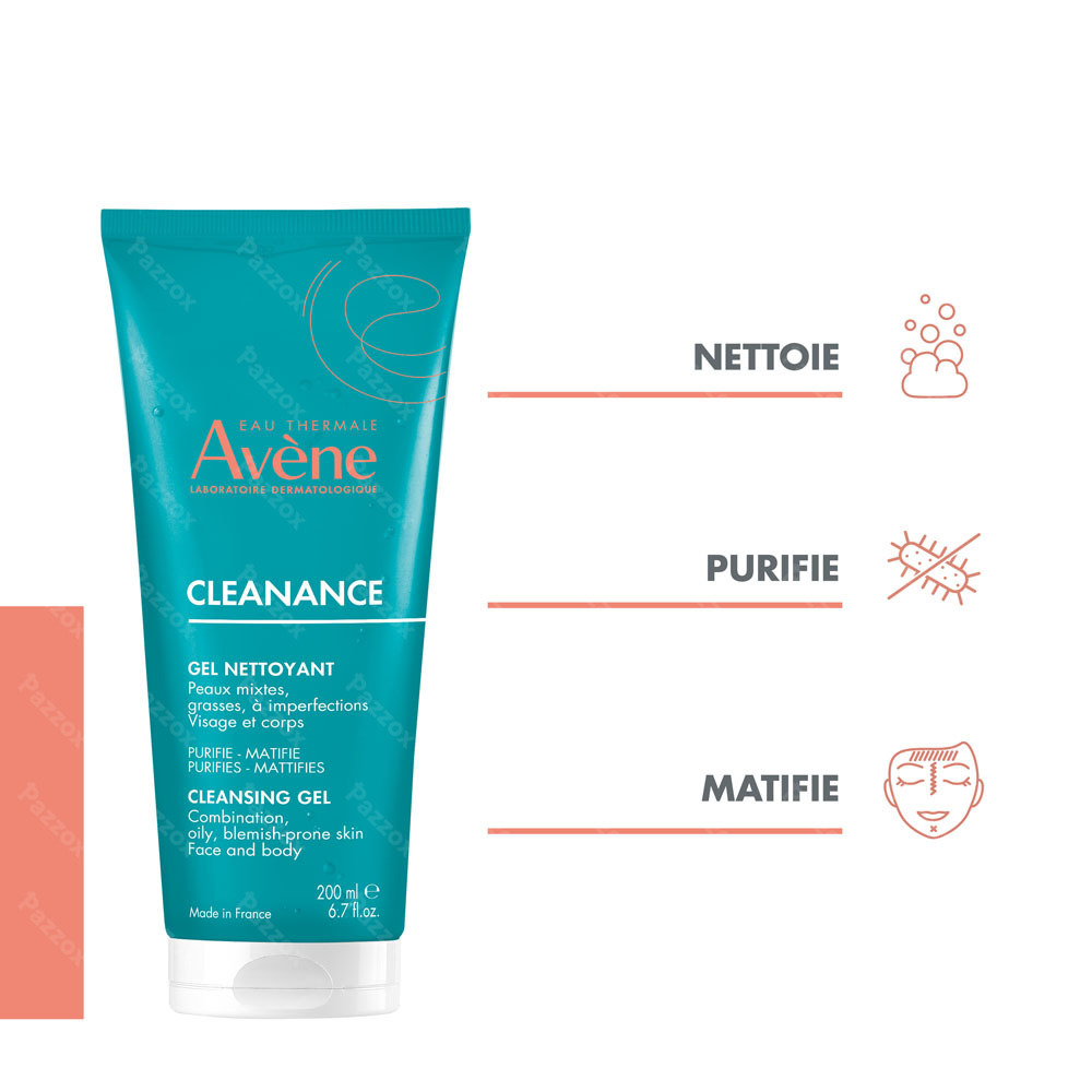 Avène Cleanance Gel Nettoyant 200ml