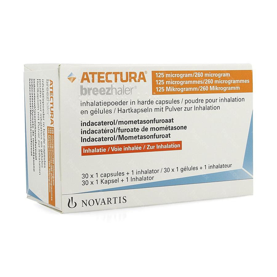 Atectura Breezhaler 125/260,0mcg Pdr Inhal Caps 30
