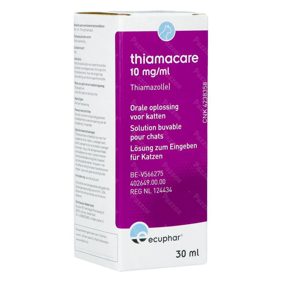 Thiamacare 10mg/ml Sols Buva Chat Fl 30ml