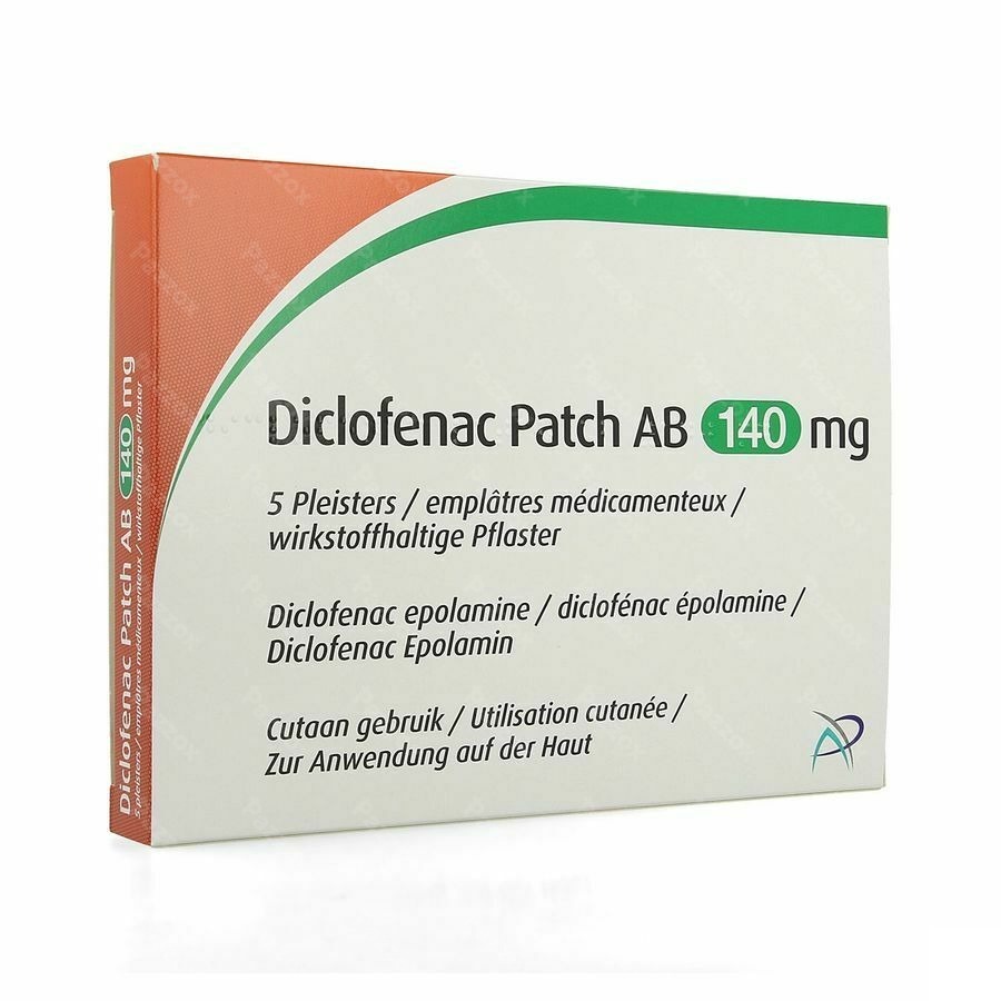 Diclofenac Patch Ab 140mg Emplatre 5