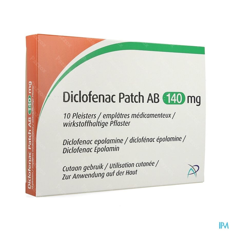 Diclofenac Patch Ab 140mg Emplatre 10