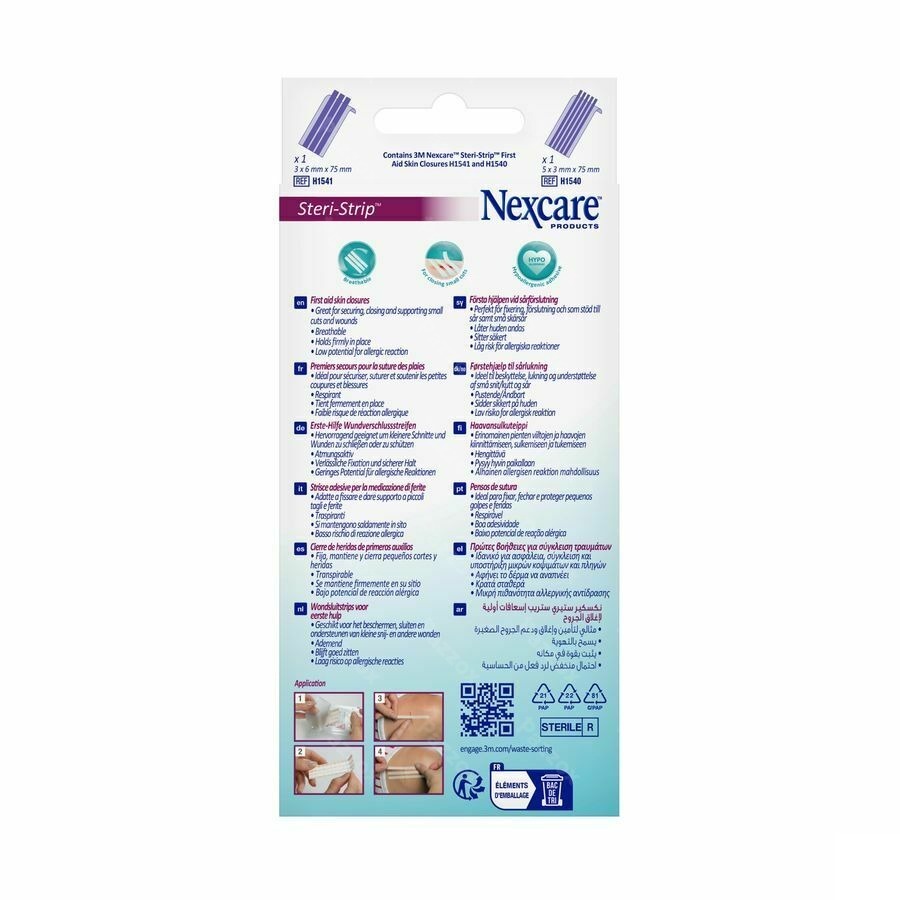 Steri-strip 3m Suture Cutan. Adh Assortiment 8