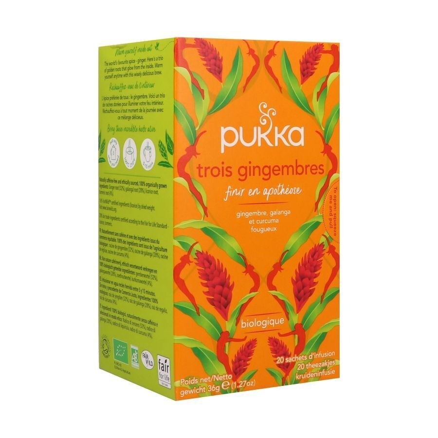 Pukka Herbs Three Ginger 20 Sachets
