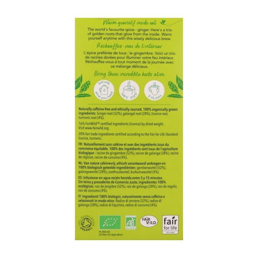 Pukka Herbs Three Ginger 20 Sachets