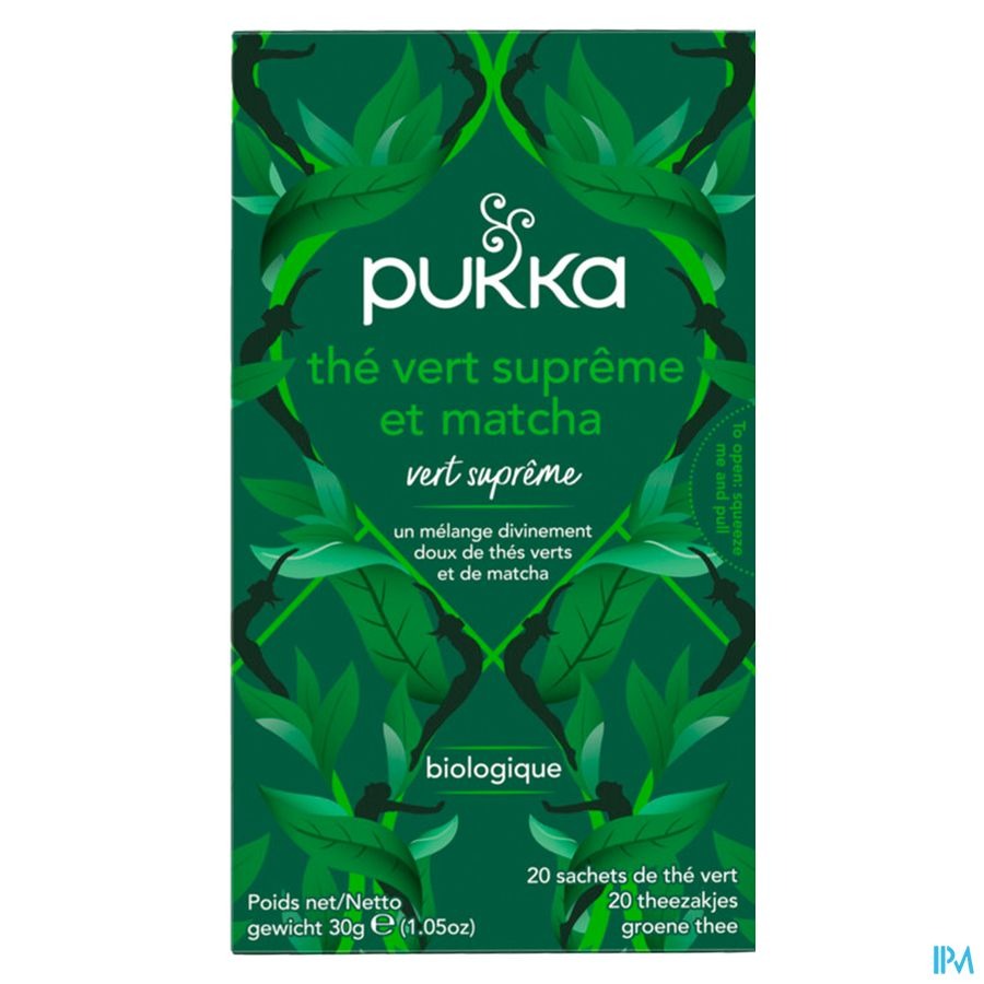 Pukka Bio Supreme Matcha Green Sach 20
