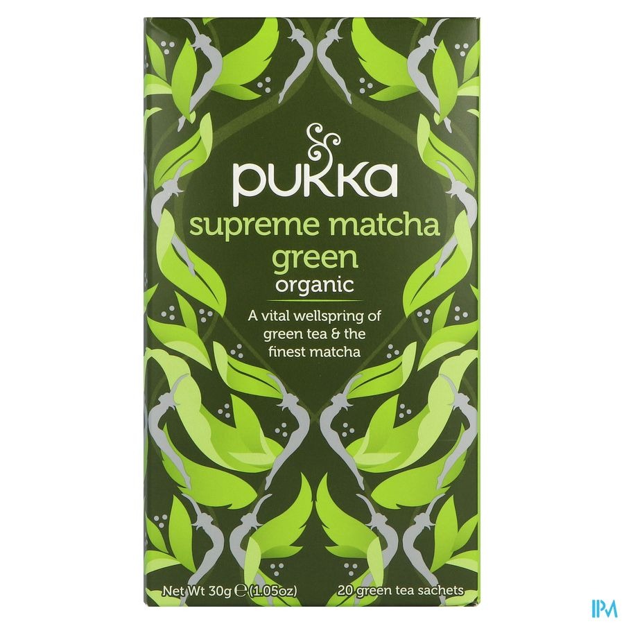 Pukka Bio Supreme Matcha Green Sach 20