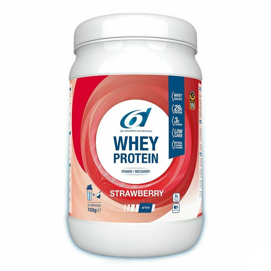 6d Sports Nutrition Whey Protein Fraise 700g