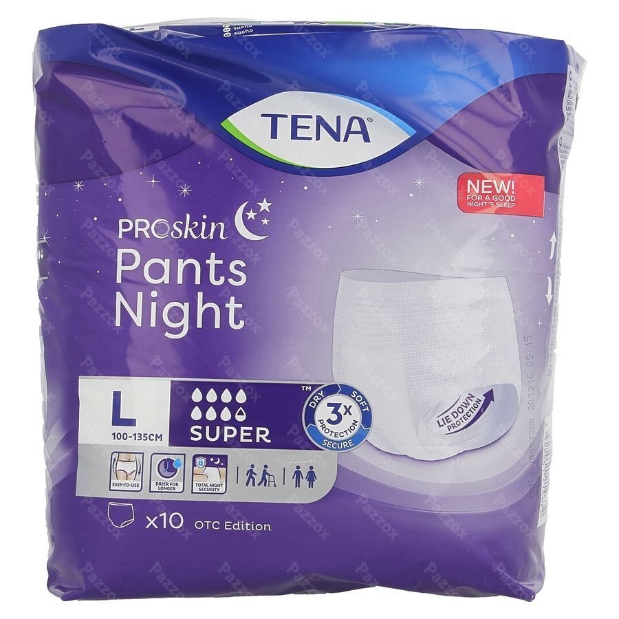 Tena Proskin Pants Night Super Large 10