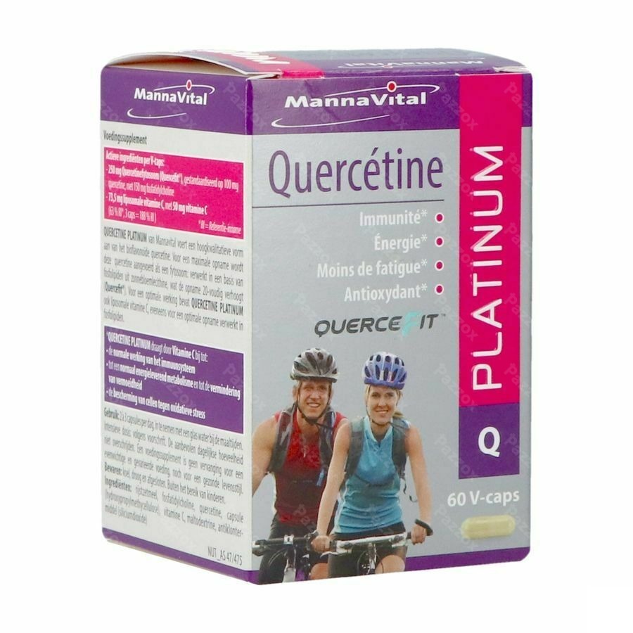 Mannavital Quercetine Platinum V-caps 60