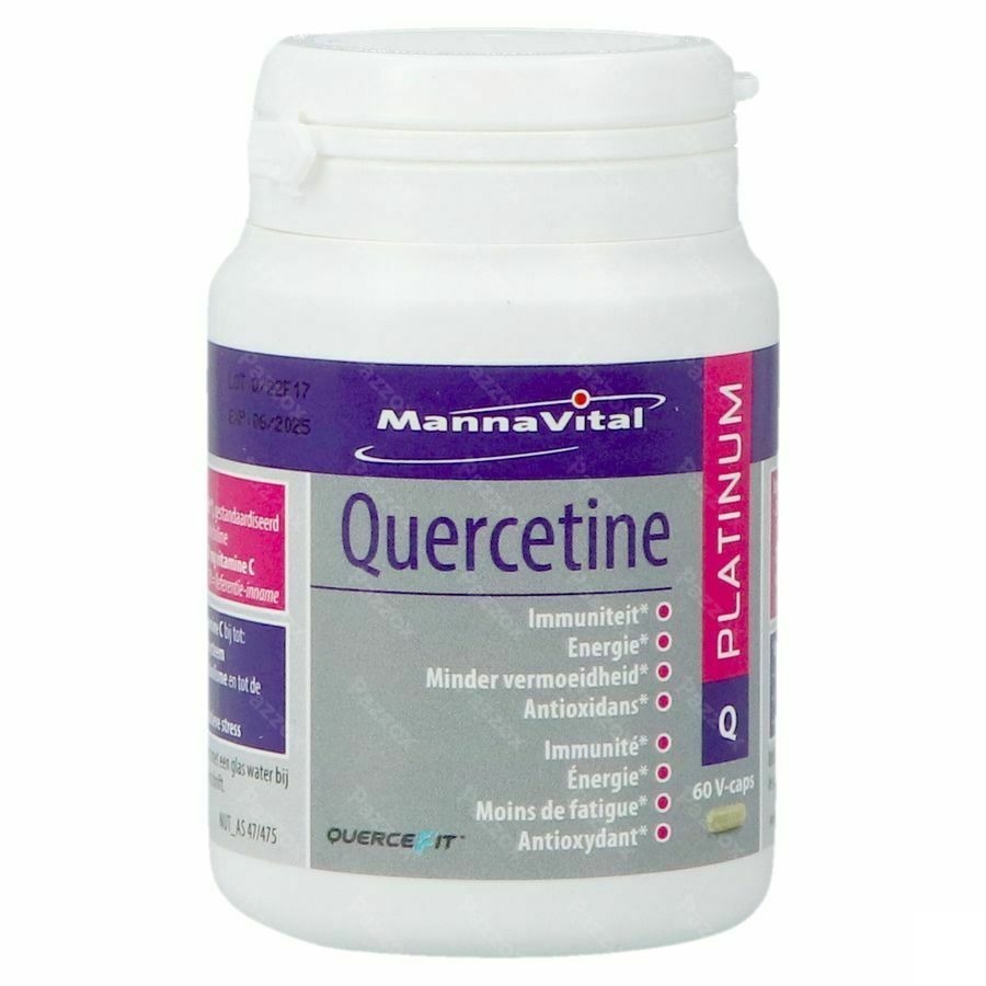 Mannavital Quercetine Platinum V-caps 60
