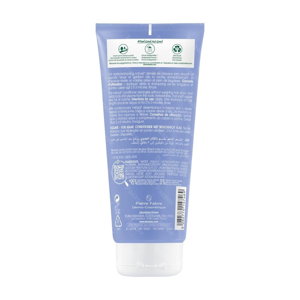 Klorane Capil. Ap/sh Lin 200ml