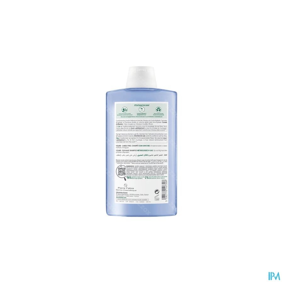 Klorane Shampooing Volume 400ml