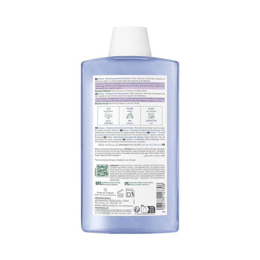 Klorane Shampooing Volume 400ml
