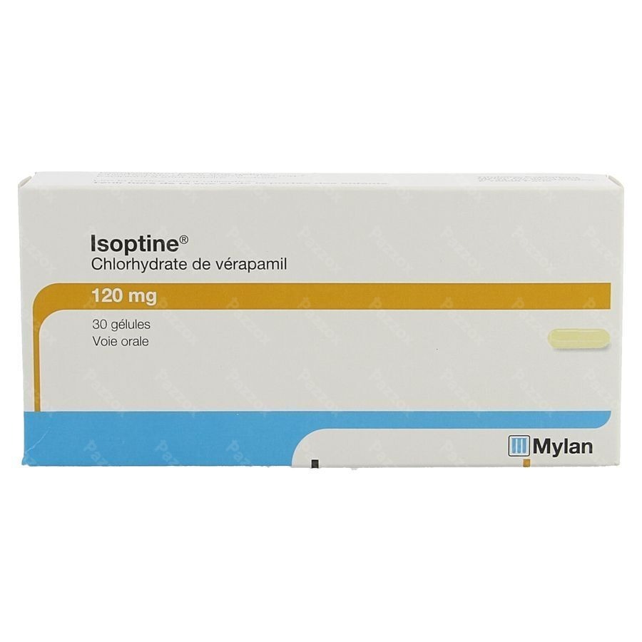 ISOPTINE 120 MG MV 30 CAPS (FR)
