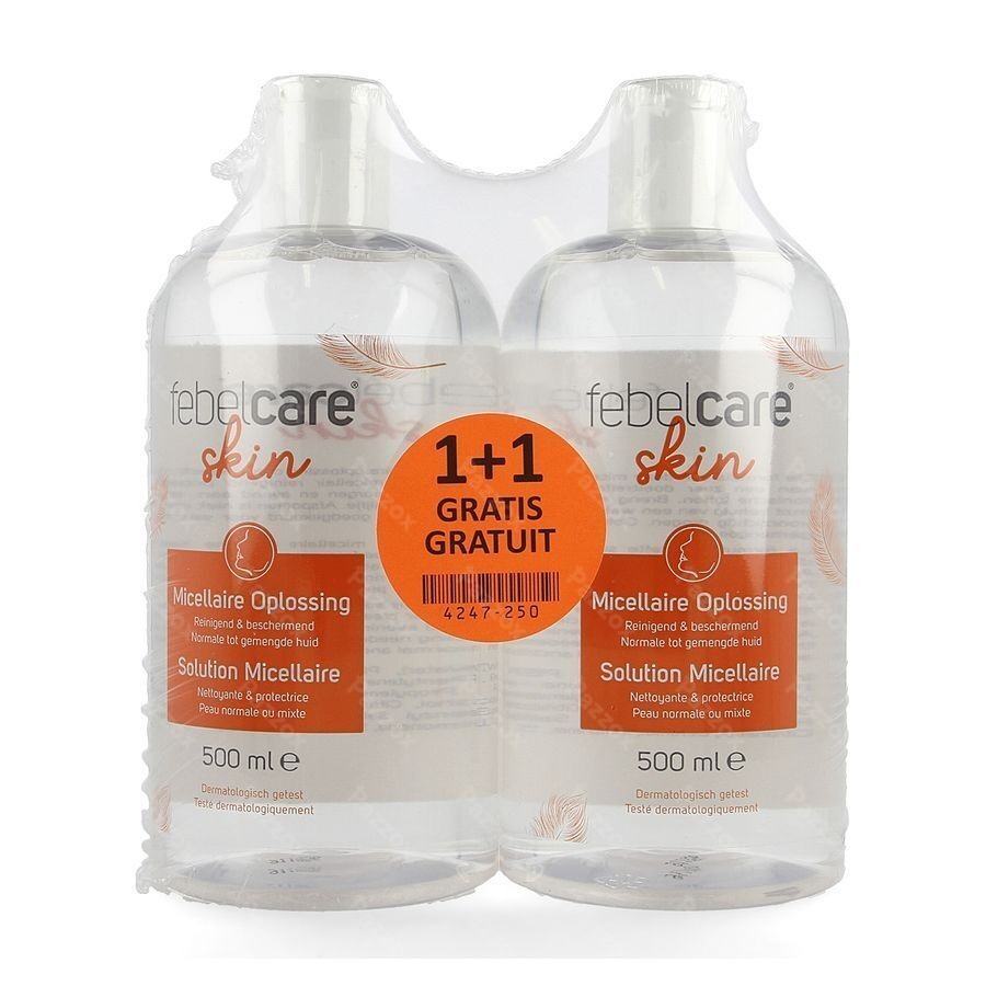 Febelcare Skin Micellair Oplossing 500ml 1+1gratis