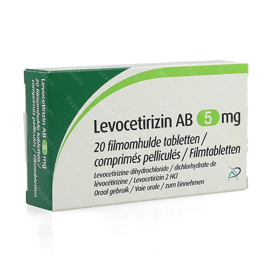 Levocetirizin Ab 5mg Comp Pell 20 X 5mg