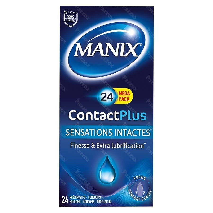Manix Contact Plus Preservatifs 24