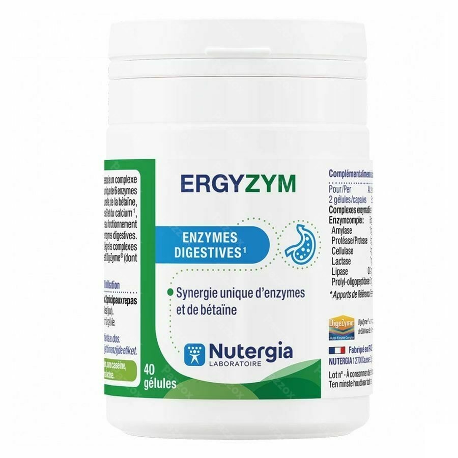 Nutergia Ergyzym 40 Gélules