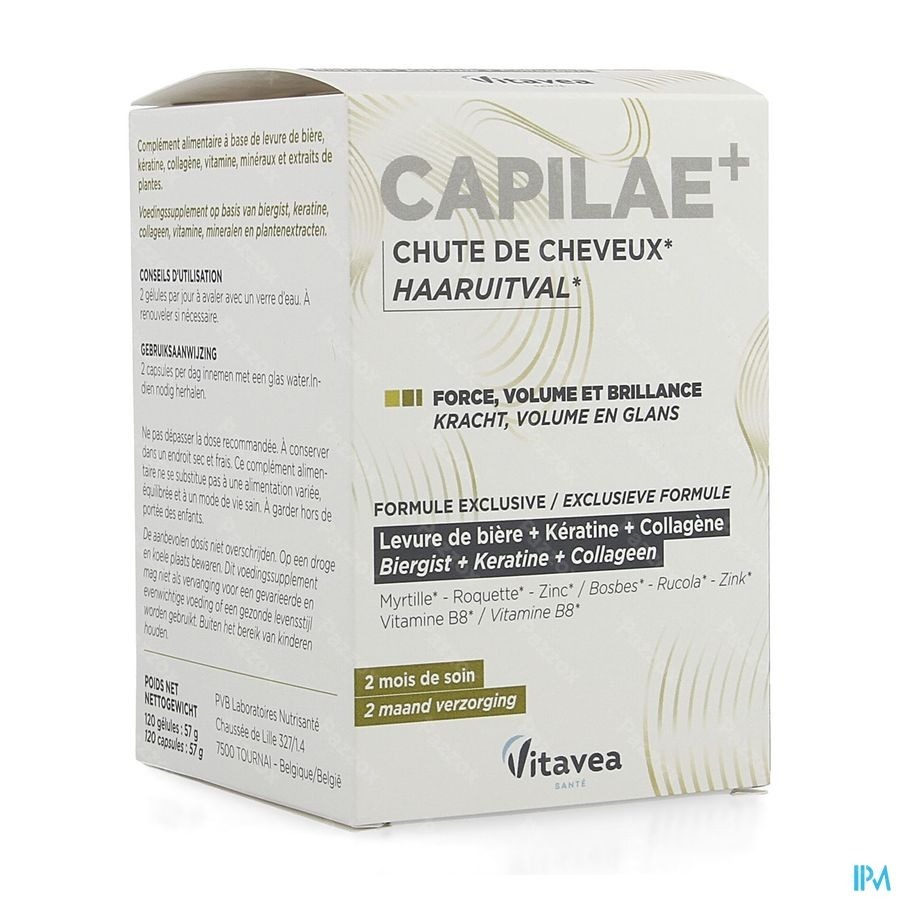 Capilae+ Chute Cheveux Caps 120