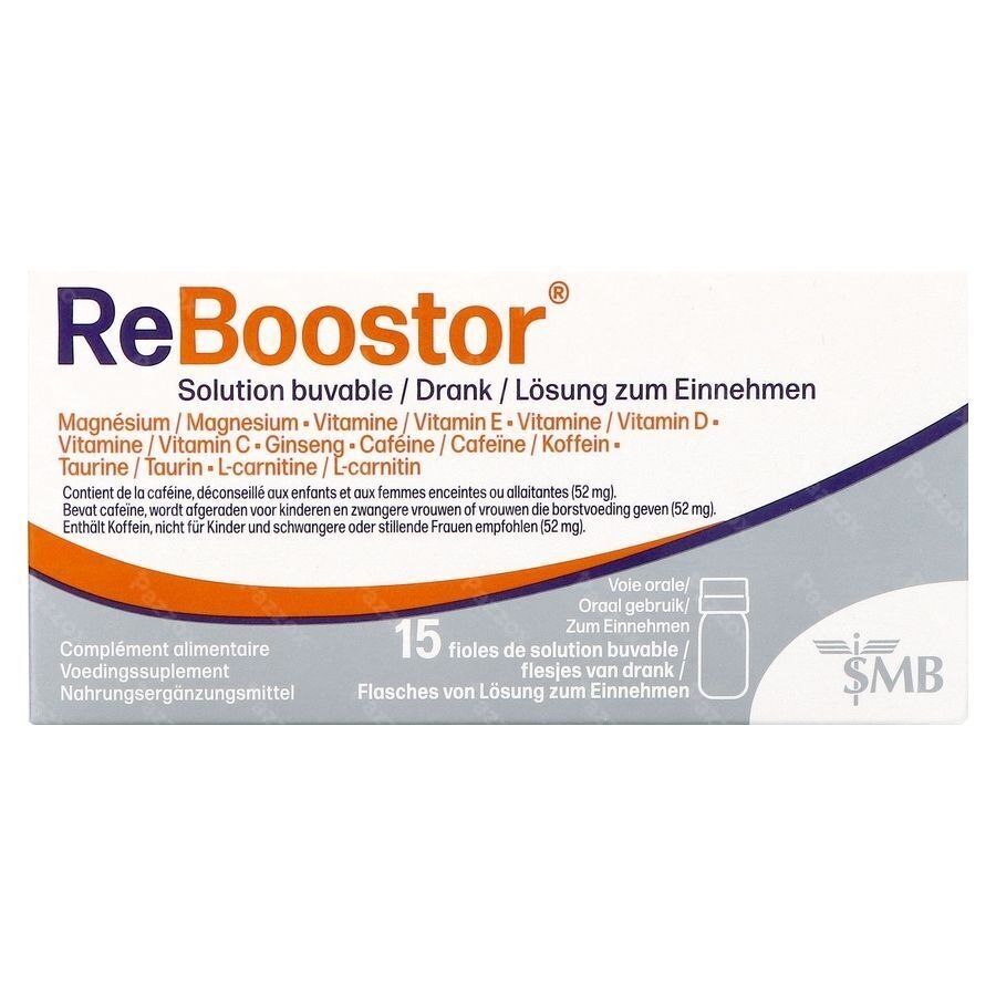 Reboostor 15 Ampoules