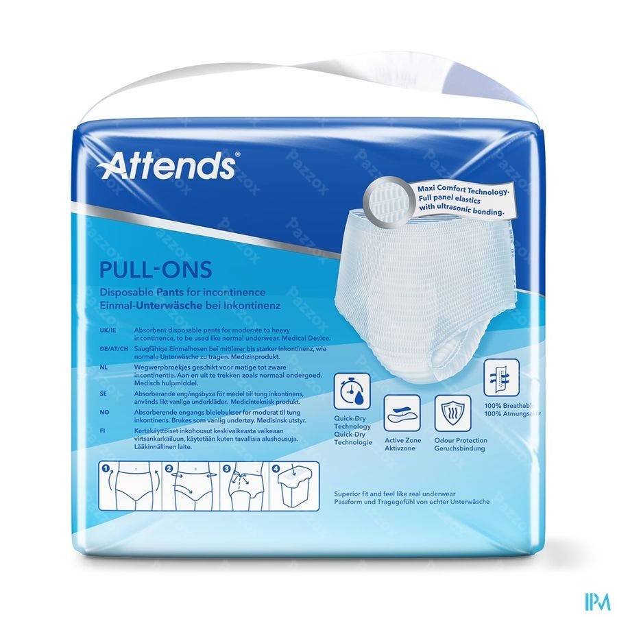 Attends Pull-on 8S, 16 Stuks