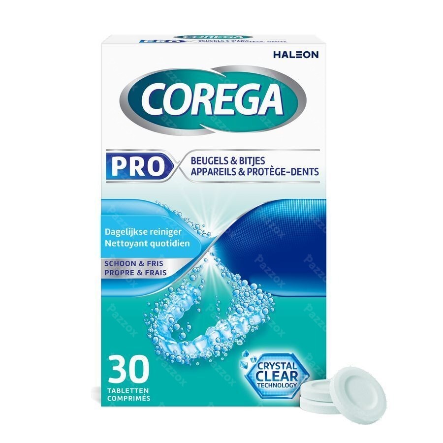 Corega Pro Protege Dents Tabl 30
