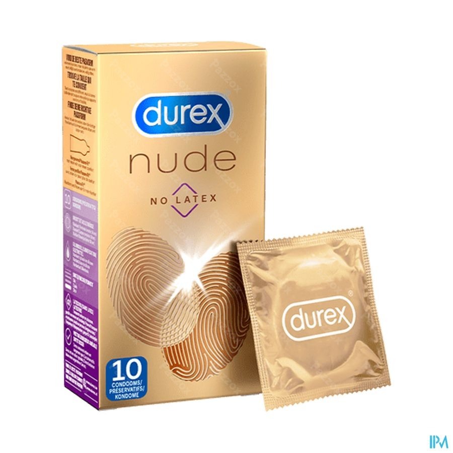 Durex Nude No Latex Preservatifs 10 Pieces