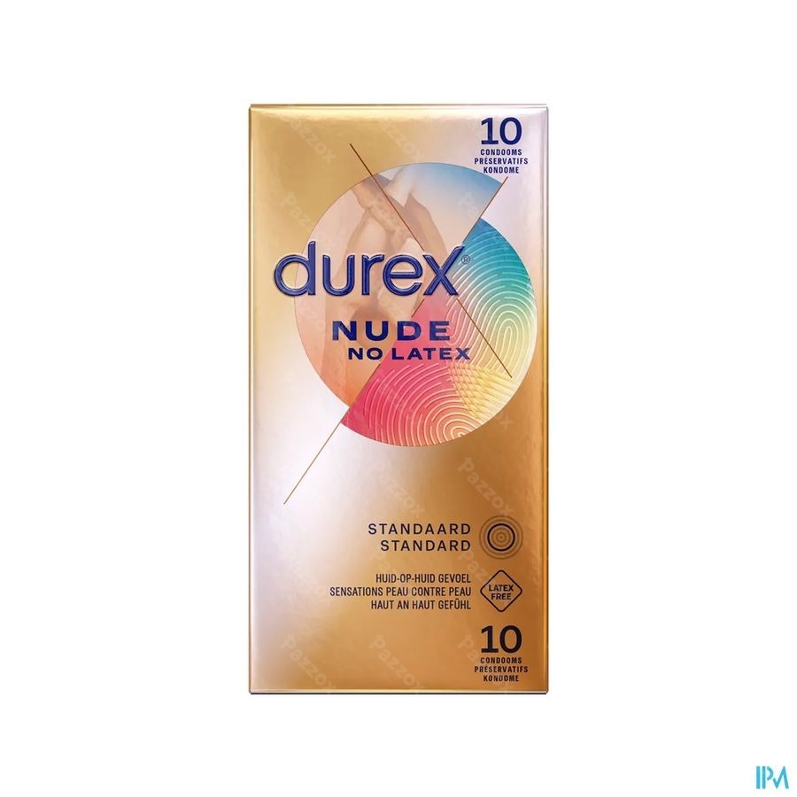 Durex Nude No Latex Preservatifs 10 Pieces