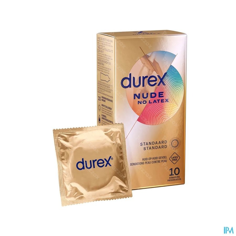 Durex Nude No Latex Preservatifs 10 Pieces