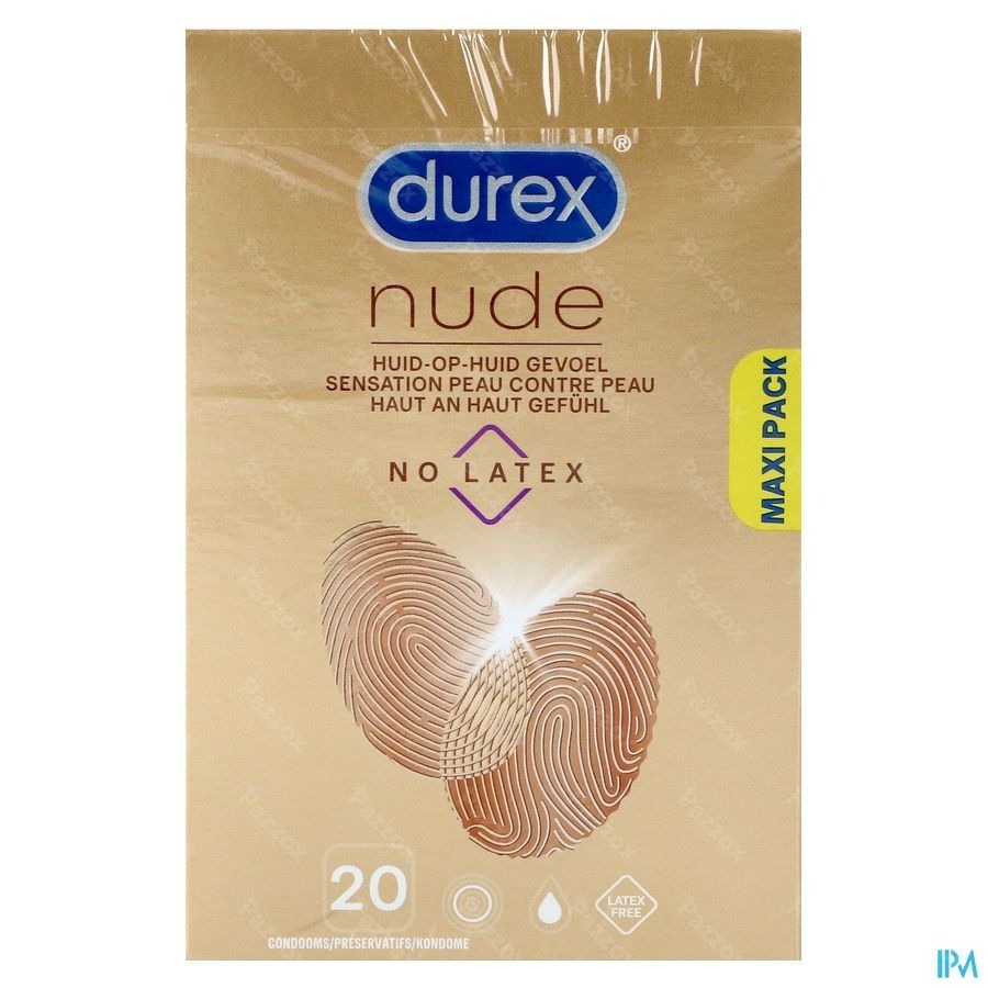 Durex Nude No Latex Preservatifs 20