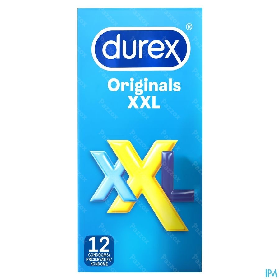 Durex Originals XXL Préservatifs 12 Pièces