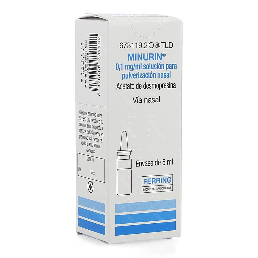 MINURIN 0,1MG/ML SOL PULV NASAL 5 ML (ES