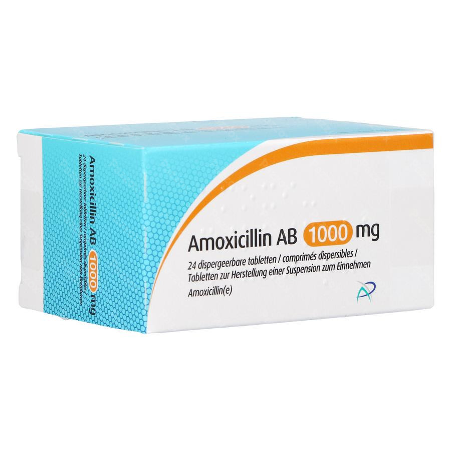 Amoxicillin Ab 1000mg Comp Disp. 24 X1000mg