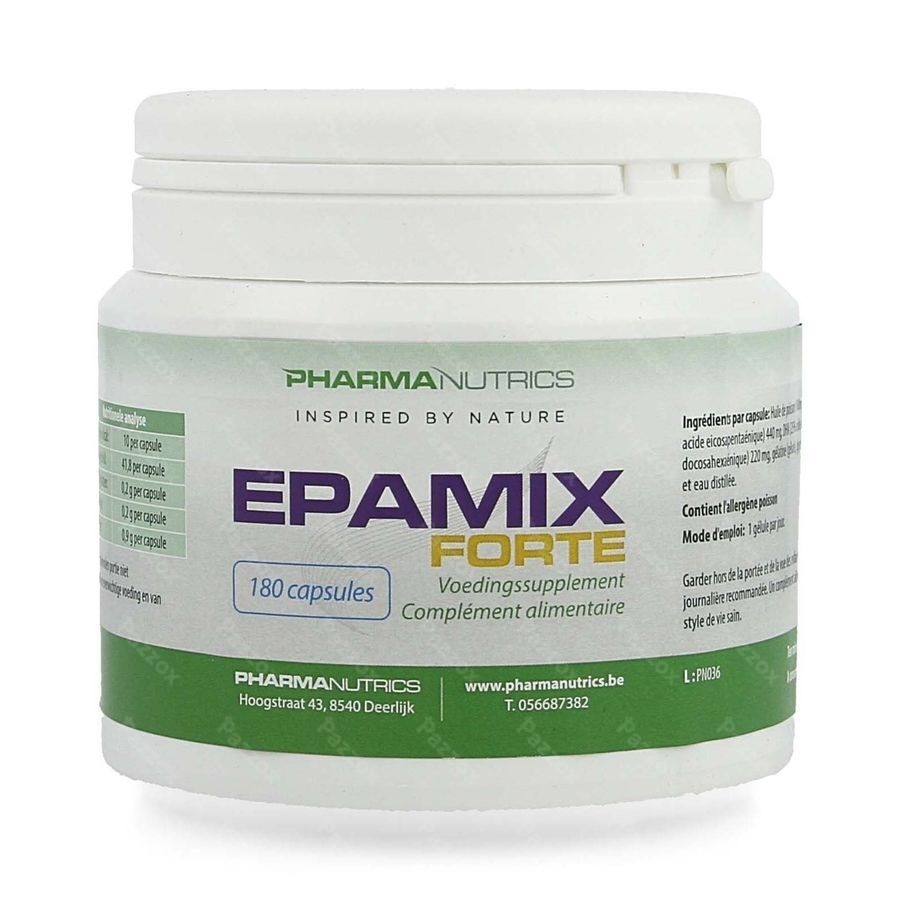 Epamix Forte Caps 180 Pharmanutrics