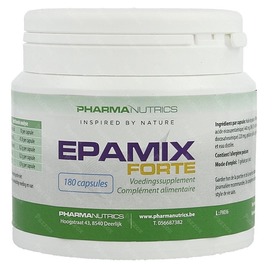 Epamix Forte Caps 180 Pharmanutrics