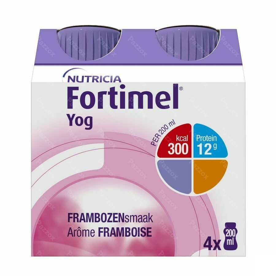 Fortimel Yog Framboise Bouteilles 4x200ml